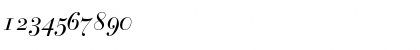 Download BodoniRecutOSSSK Italic Font Numeric Preview
