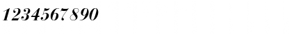 Download BodoniRecutSSK Bold Italic Font Numeric Preview