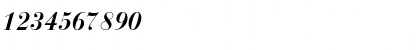 Download BodoniRecutSSK BoldItalic Font Numeric Preview