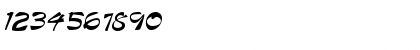 Download PainterDB Normal Font Numeric Preview