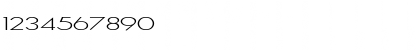 Download PCGoodSerif Regular Font Numeric Preview