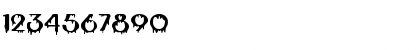 Download PHILIP Regular Font Numeric Preview