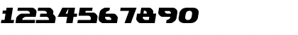 Download Plastique Regular Font Numeric Preview