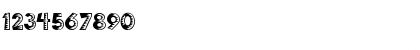 Download PopticsOne Regular Font Numeric Preview