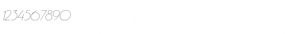 Download Pouf SSi Light Italic Font Numeric Preview