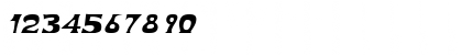 Download BodyShop Oblique Font Numeric Preview