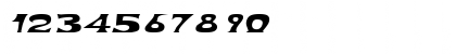 Download BodyShopExtended Oblique Font Numeric Preview