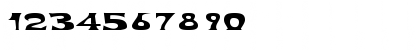 Download BodyShopExtended Regular Font Numeric Preview