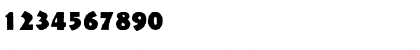 Download Publicity DB Regular Font Numeric Preview