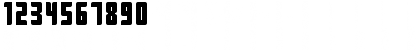 Download Push2Black Regular Font Numeric Preview