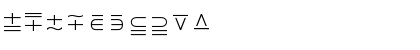 Download Quanta Pi One SSi Regular Font Numeric Preview