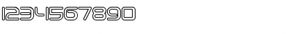 Download Quantum Round Hollow (BRK) Regular Font Numeric Preview