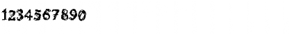 Download Bokonon Regular Font Numeric Preview