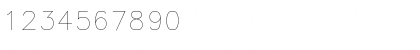Download RomanS Regular Font Numeric Preview