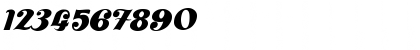 Download Bolero Regular Font Numeric Preview