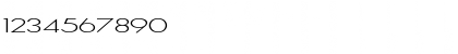 Download Sanlite Regular Font Numeric Preview