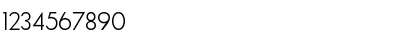 Download SansThomasDB Normal Font Numeric Preview