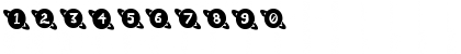 Download Saturn Regular Font Numeric Preview