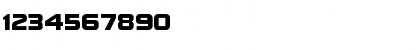 Download BolsterBold Bold Font Numeric Preview