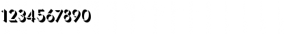 Download Shadow SSi Regular Font Numeric Preview