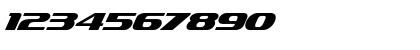 Download Sofachrome Italic Font Numeric Preview