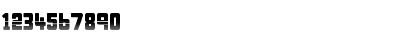 Download Bonk Undercut Regular Font Numeric Preview