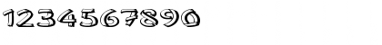 Download Boohoo 2 Regular Font Numeric Preview
