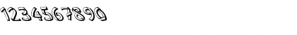 Download Boohoo 4 Regular Font Numeric Preview