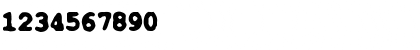Download Type-Simple Regular Font Numeric Preview