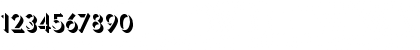 Download Umbra-Normal Regular Font Numeric Preview