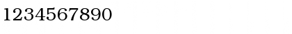 Download BookmanLightSSK Regular Font Numeric Preview