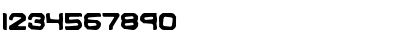 Download Vindictive (BRK) Regular Font Numeric Preview
