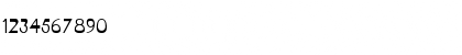 Download VireoFont-Normal Regular Font Numeric Preview