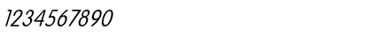 Download Vogue Italic Font Numeric Preview
