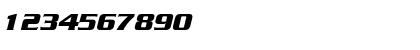 Download BoostSSK Bold Italic Font Numeric Preview
