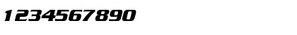 Download BoostSSK BoldItalic Font Numeric Preview