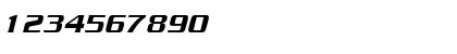 Download BoostSSK Italic Font Numeric Preview