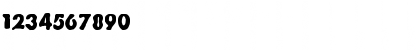 Download Bootleg Regular Font Numeric Preview