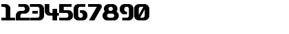 Download Zone99 Regular Font Numeric Preview