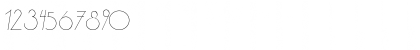 Download Aase LightItalic Font Numeric Preview