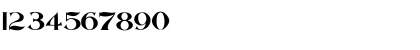 Download Abbess Regular Font Numeric Preview