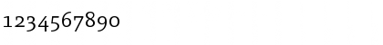 Download Absara Light Font Numeric Preview