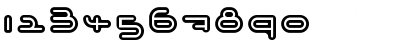 Download Adrenalin BubbleOutline Font Numeric Preview