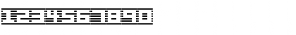 Download border7alp Regular Font Numeric Preview