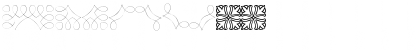 Download Borderbats-Filligree Regular Font Numeric Preview