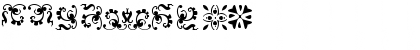 Download Borderbats-Fleur Regular Font Numeric Preview