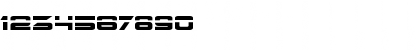 Download Borg 9 Regular Font Numeric Preview
