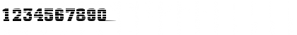 Download BorghsStriped Normal Font Numeric Preview
