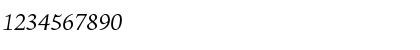 Download Adobe Jenson Pro Italic Font Numeric Preview