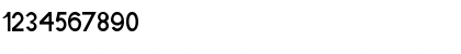 Download Boring Boron Regular Font Numeric Preview
